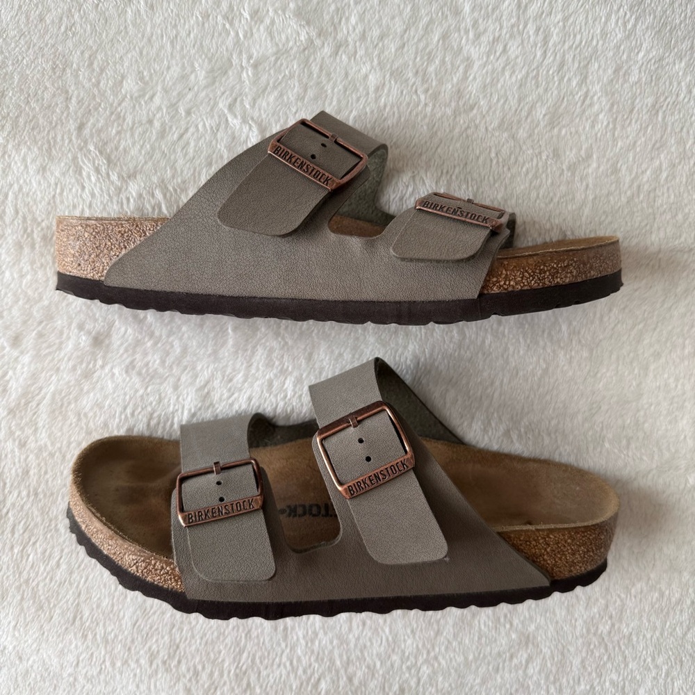 Birkenstock Arizona Sandals - Stone - Picture 4 of 7